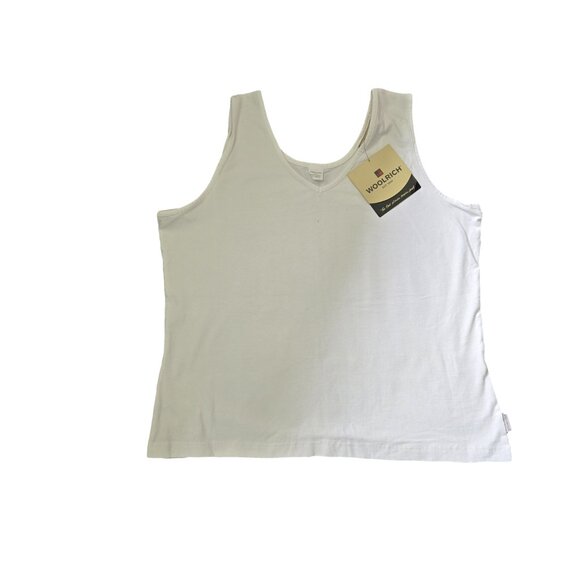 NWT WOOLRICH  White Tank XL - Picture 1 of 3